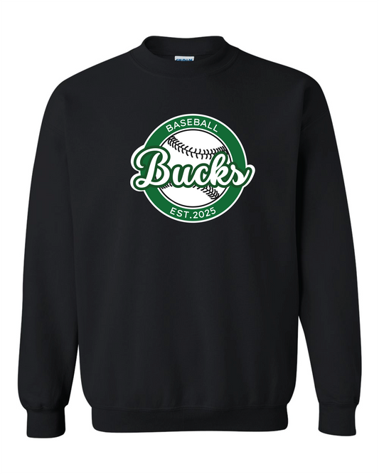 Bucks Crewneck Baseball Logo