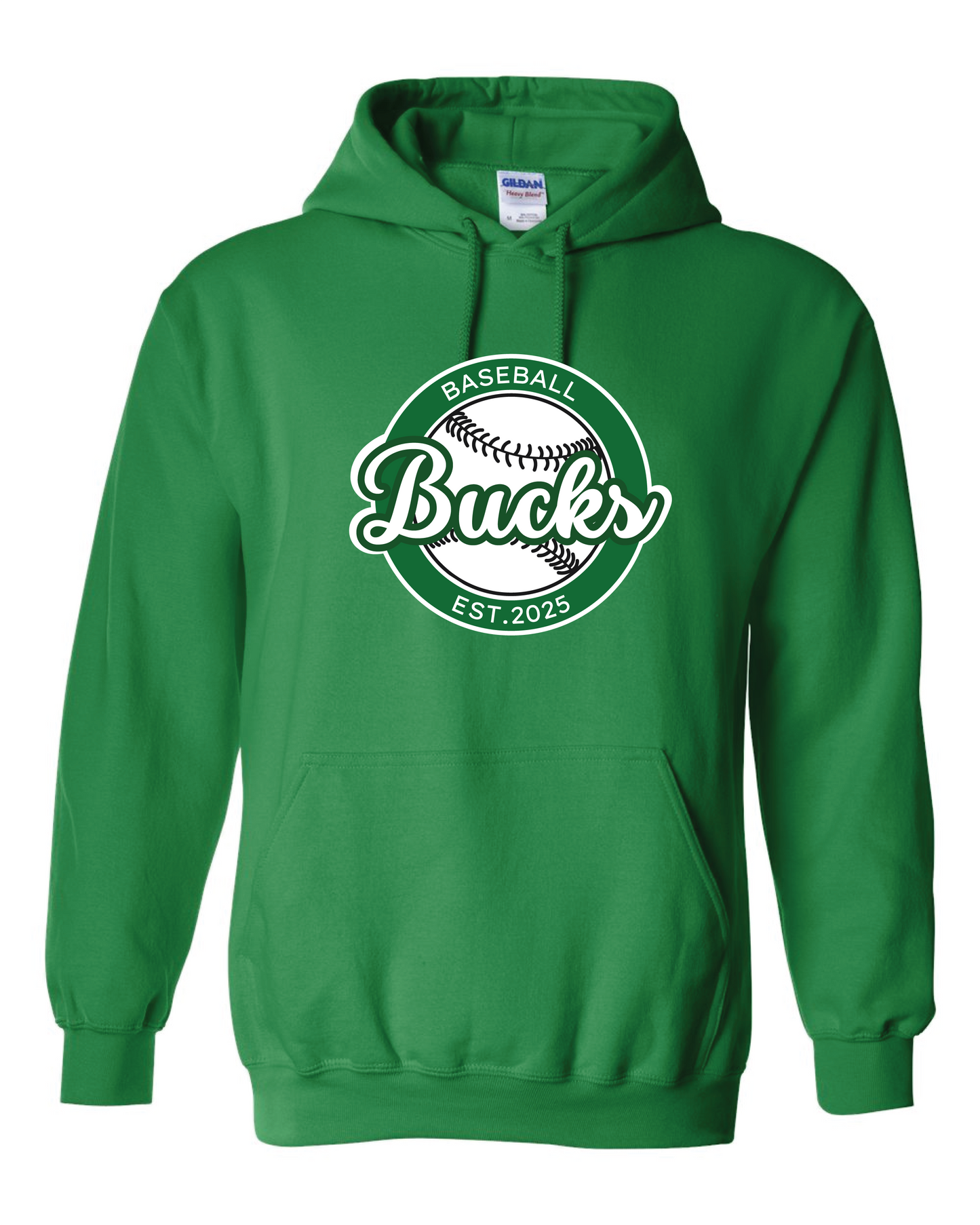 Bucks Hooded Sweatshirt Baseball Logo