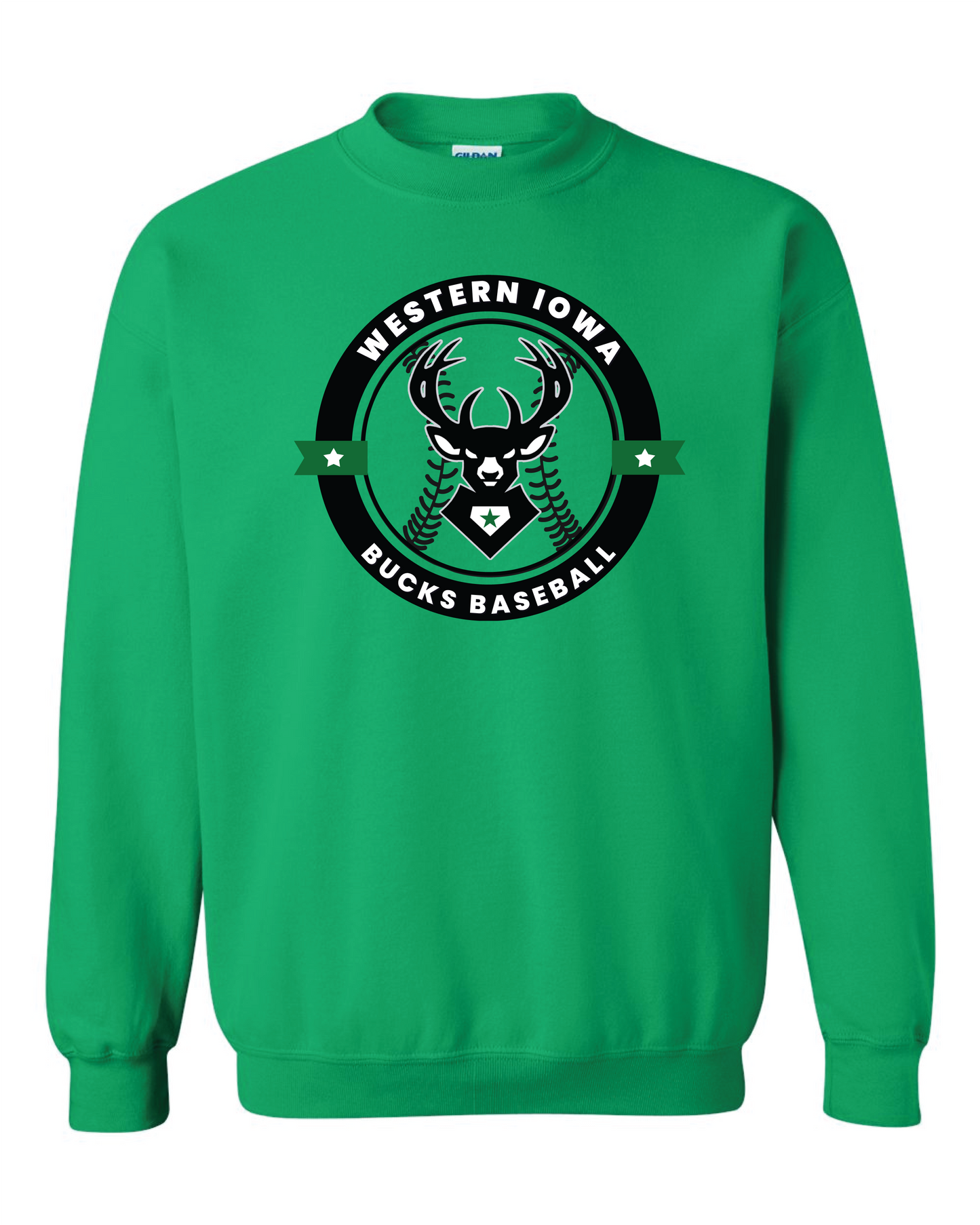 Bucks Crewneck Bucks Baseball Logo