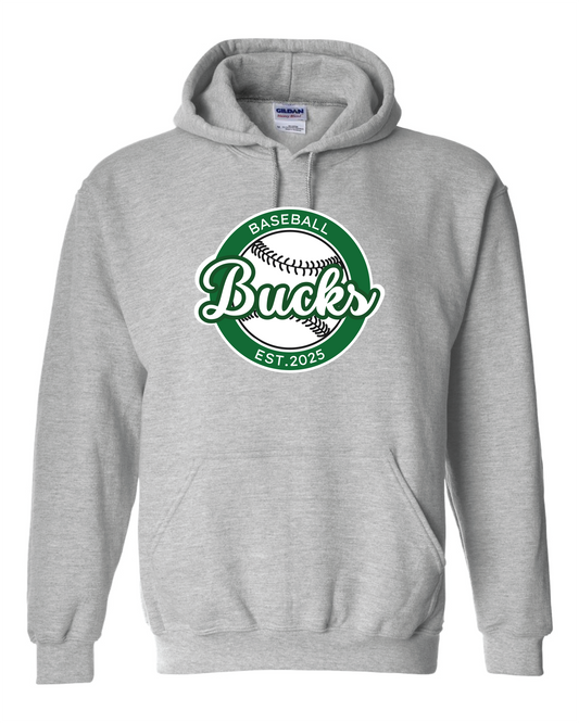 Bucks Hooded Sweatshirt Baseball Logo