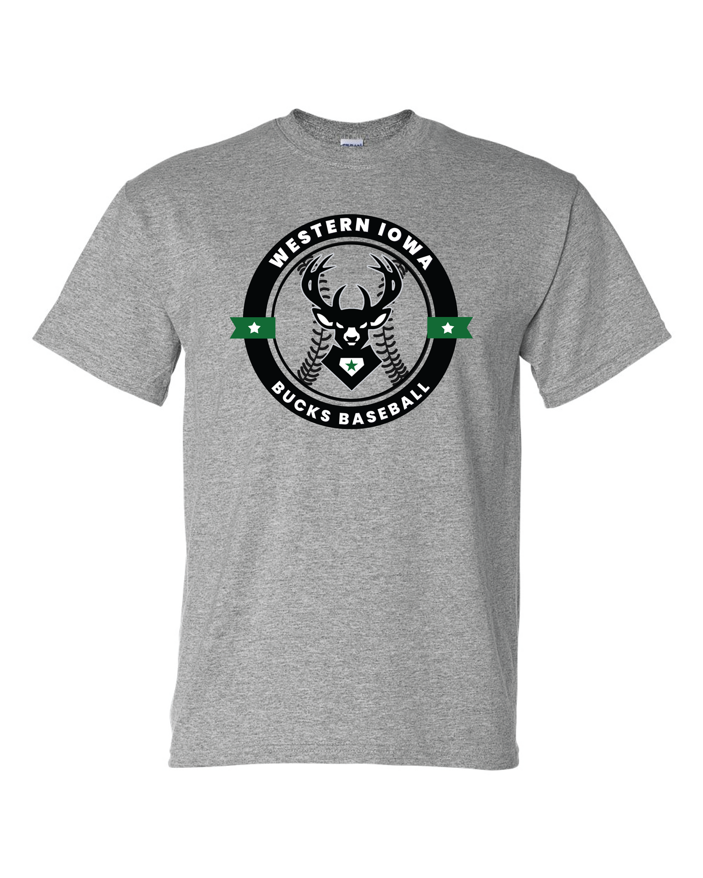Bucks T-Shirt Bucks Baseball Logo