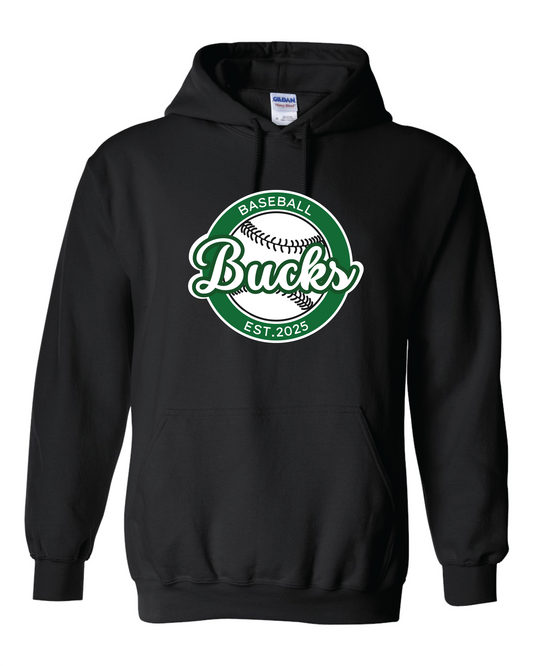 Bucks Hooded Sweatshirt Baseball Logo