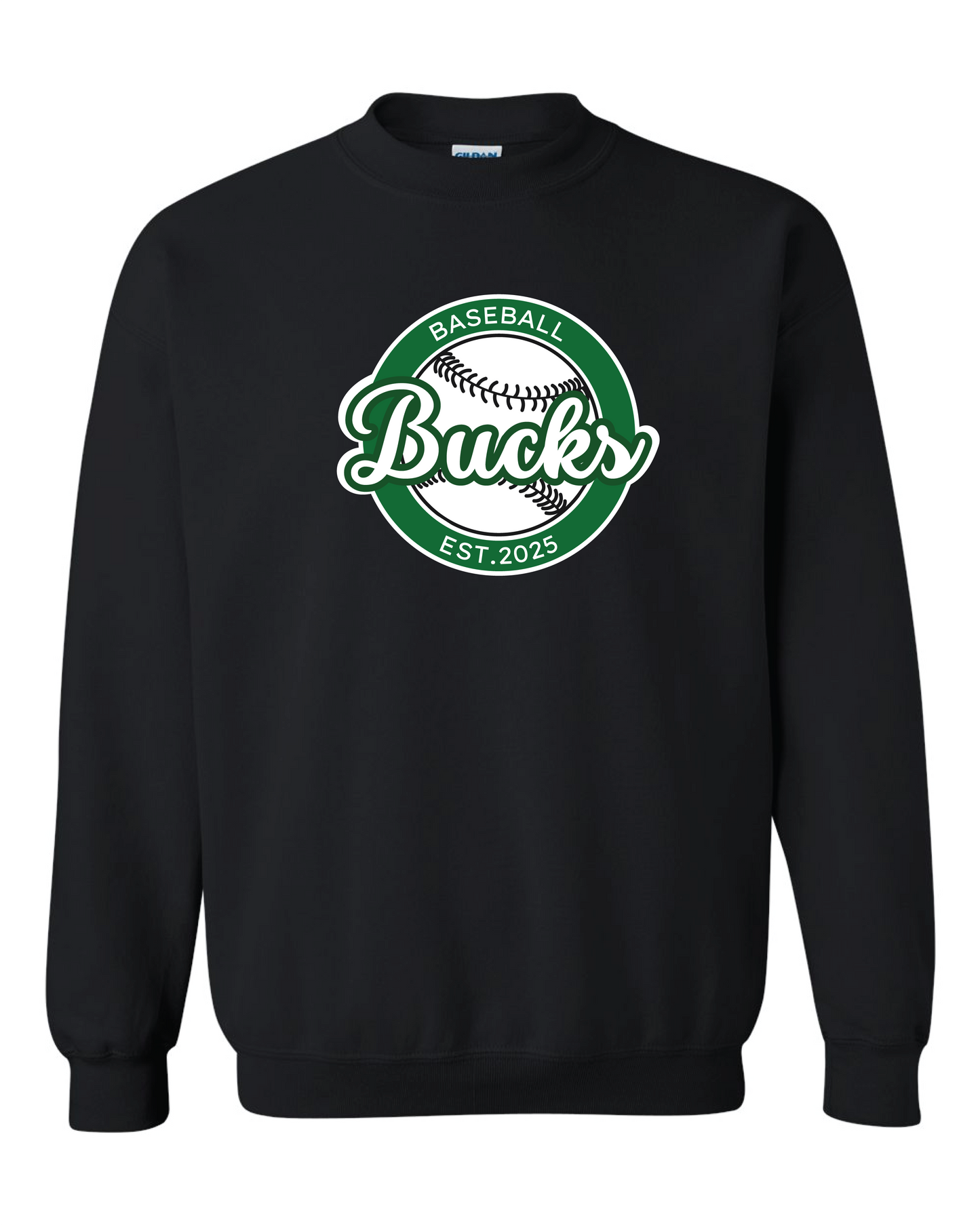 Bucks Crewneck Baseball Logo