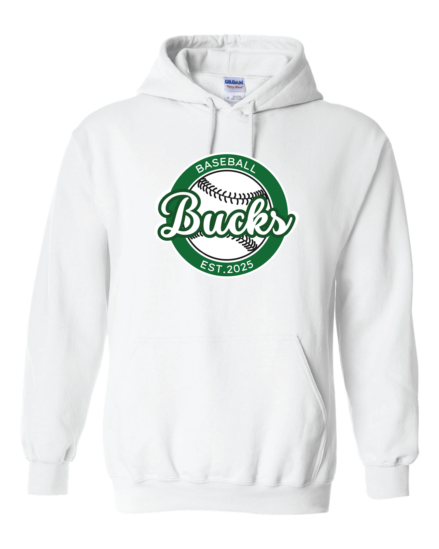Bucks Hooded Sweatshirt Baseball Logo