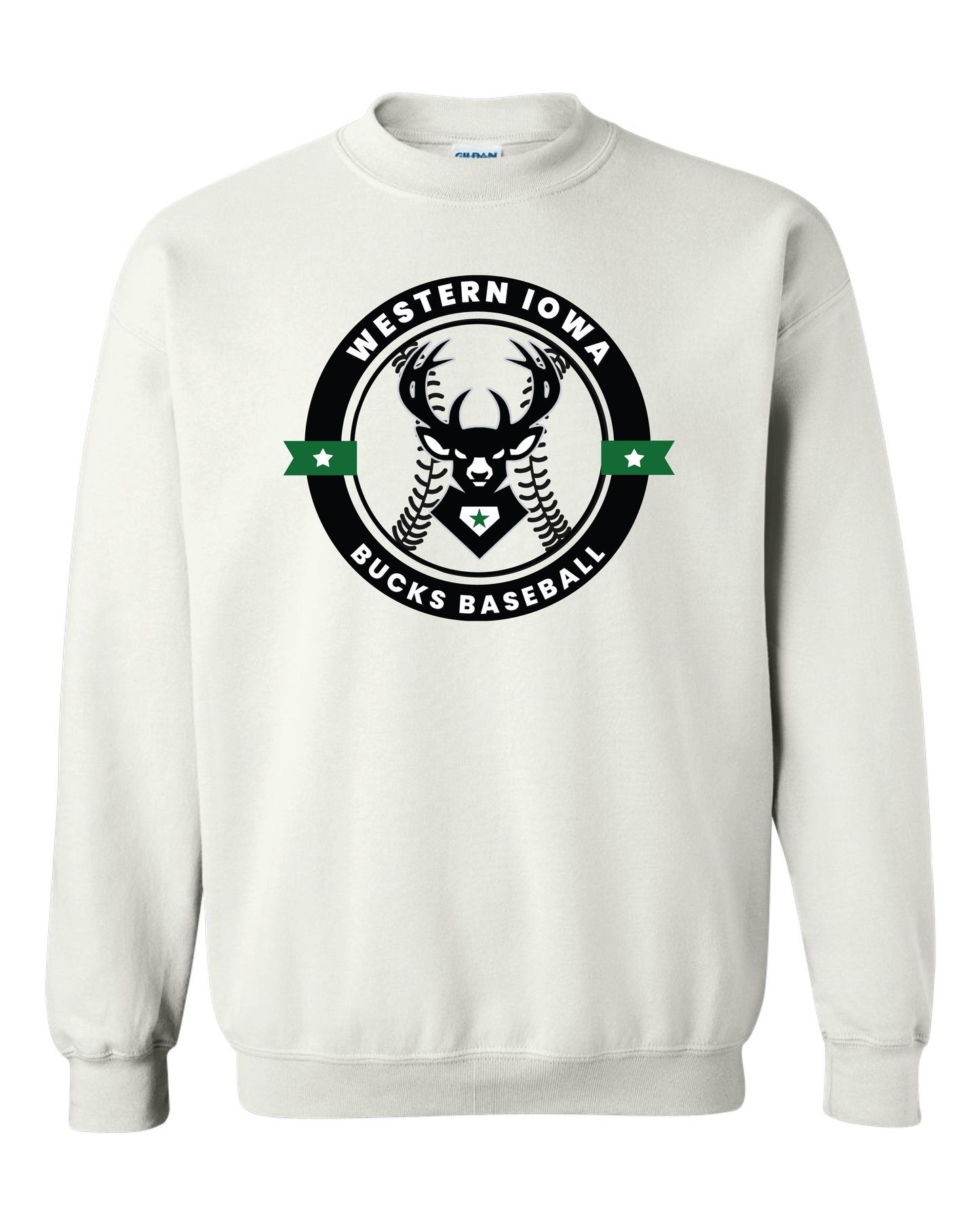 Bucks Crewneck Bucks Baseball Logo