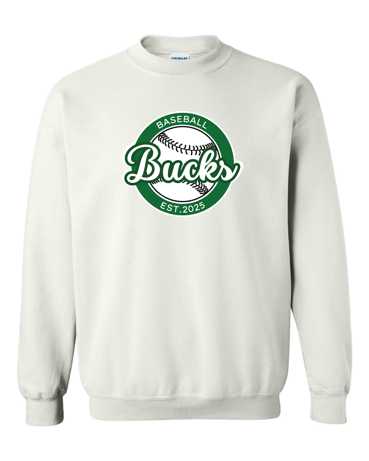 Bucks Crewneck Baseball Logo