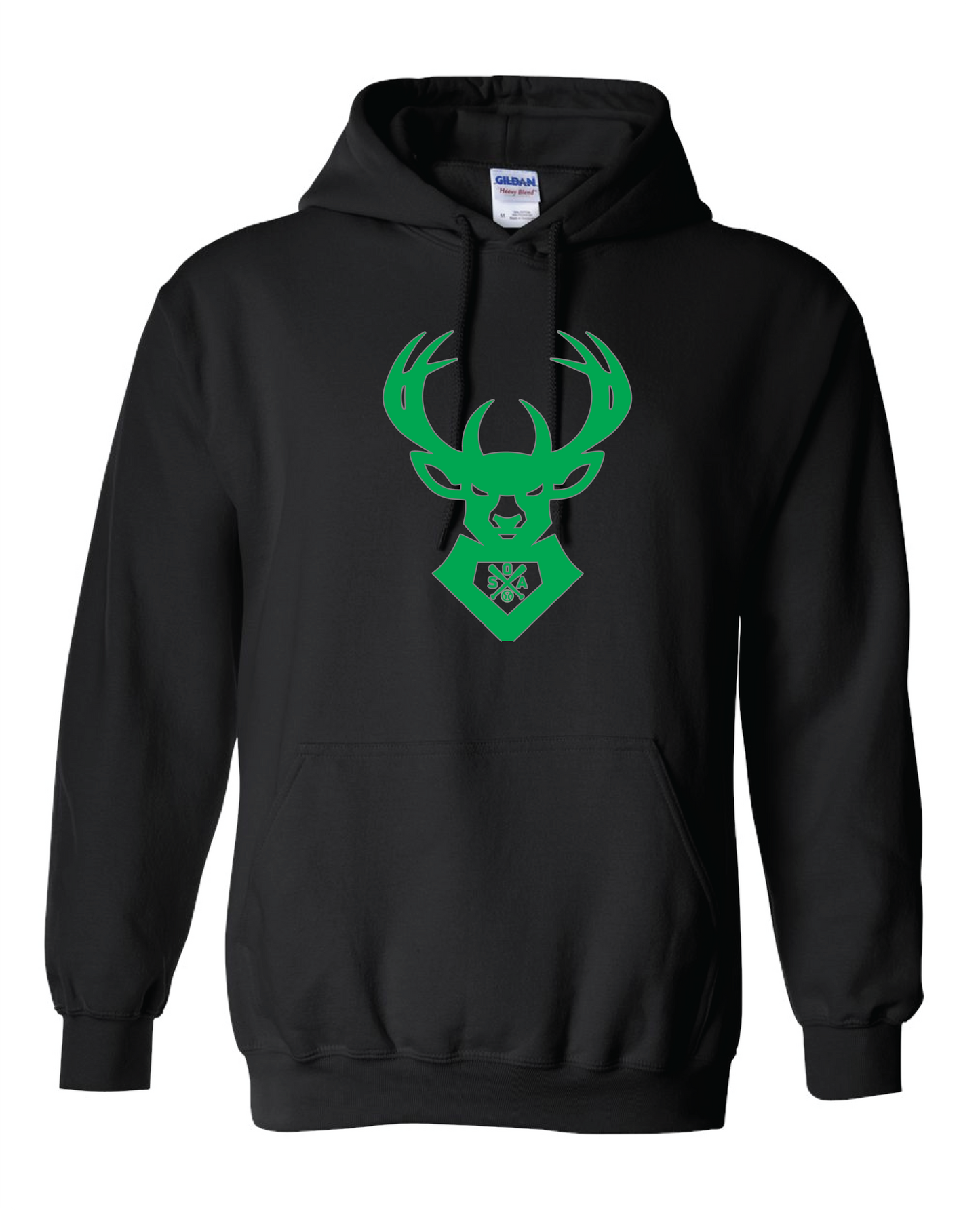 Bucks Deer head Hooded Sweatshirt