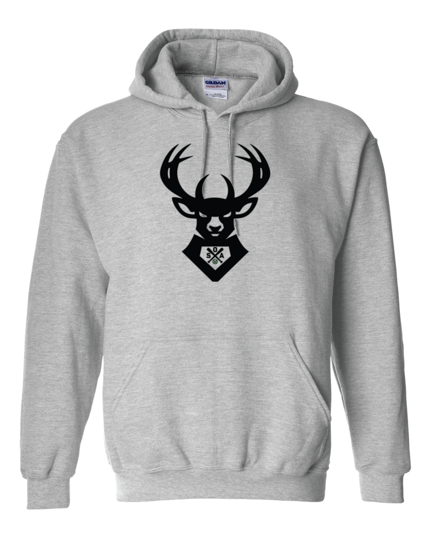 Bucks Deer head Hooded Sweatshirt
